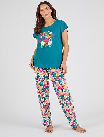 Pantalon de pyjama en maille jersey pur coton - Damart