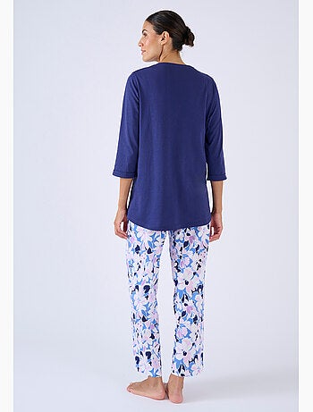 Pantalon de pyjama en maille jersey pur coton - Damart