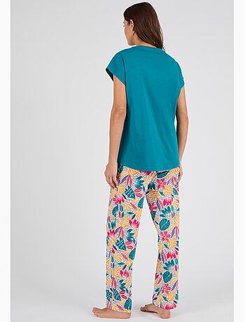 Pantalon de pyjama en maille jersey pur coton - Damart