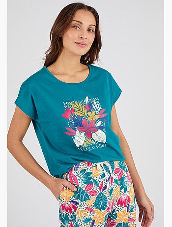 Pantalon de pyjama en maille jersey pur coton - Damart