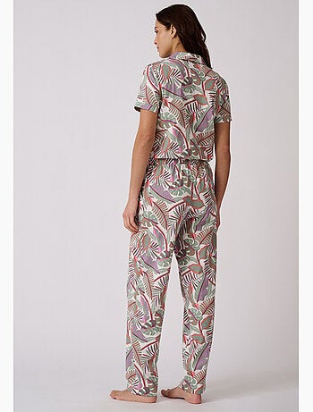 Pantalon de pyjama en maille jersey pur coton - damart