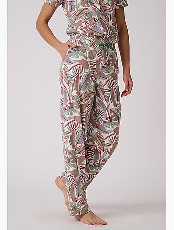 Pantalon de pyjama en maille jersey pur coton - damart