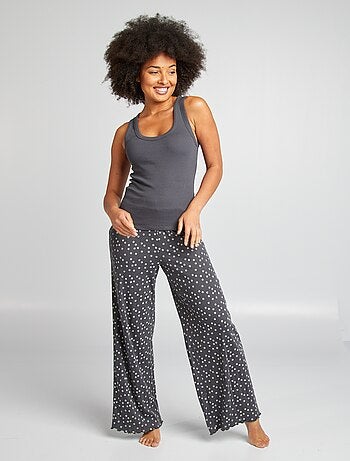 Pantalon de pyjama en maille pointelle