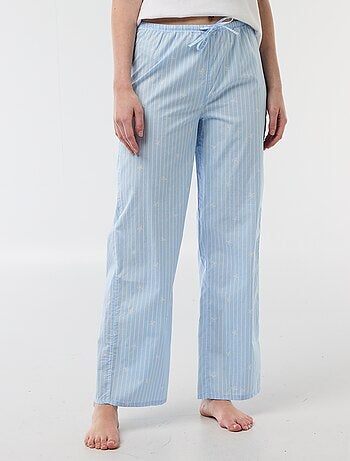 Pantalon de pyjama en popeline