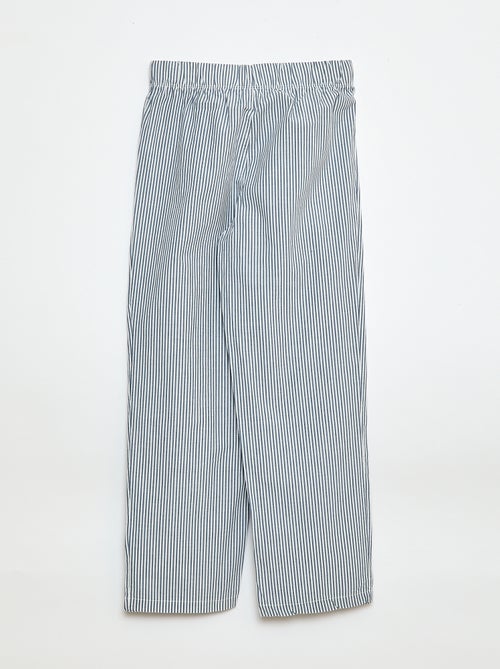 Pantalon de pyjama en popeline - Kiabi