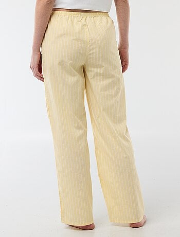Pantalon de pyjama en popeline