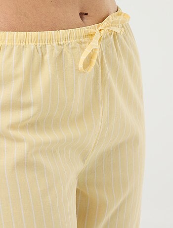 Pantalon de pyjama en popeline