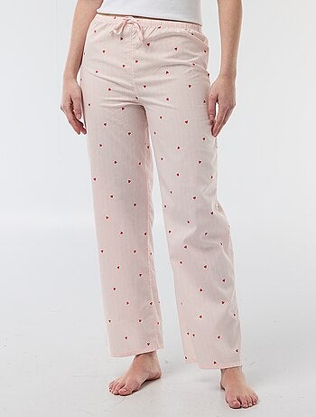 Pantalon de pyjama en popeline