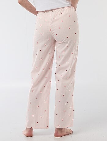 Pantalon de pyjama en popeline