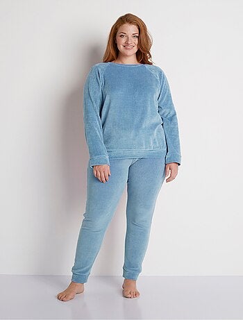 Pantalon de pyjama en velours côtelé