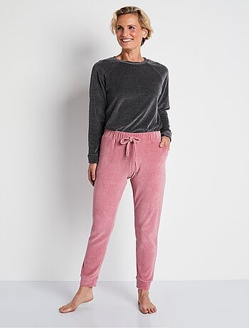 Pantalon de pyjama en velours côtelé