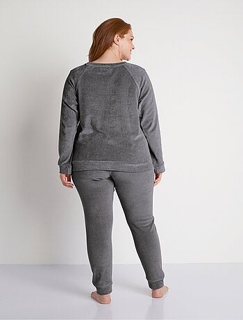 Pantalon de pyjama en velours côtelé