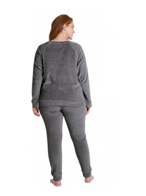 Pantalon de pyjama en velours côtelé - Kiabi