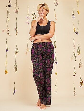 Pantalon de pyjama fleuri