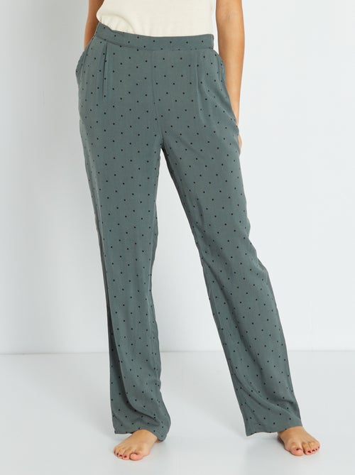 Pantalon de pyjama fluide - Kiabi