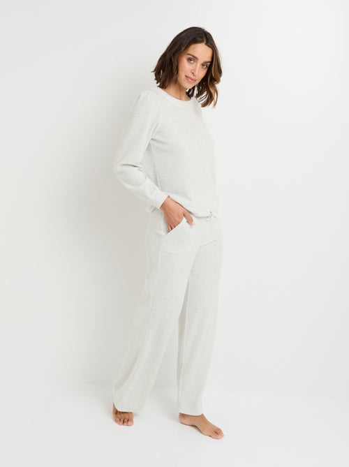 Pantalon de pyjama Gaufrette - RougeGorge Lingerie - Kiabi