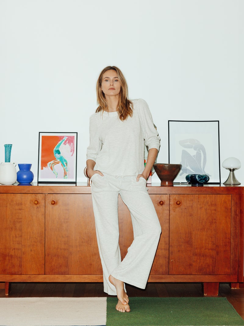 Pantalon de pyjama Gaufrette - RougeGorge Lingerie Gris clair - Kiabi