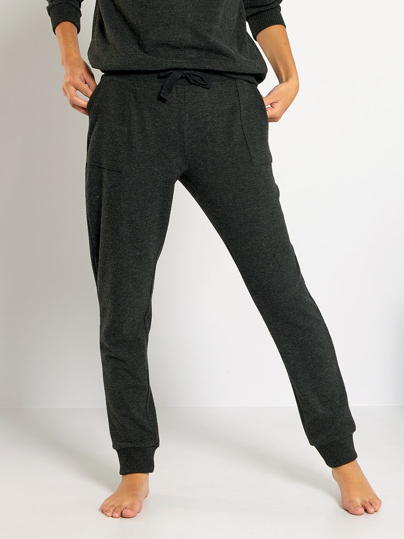 Pantalon de pyjama - gris chiné - Kiabi - 12.00€