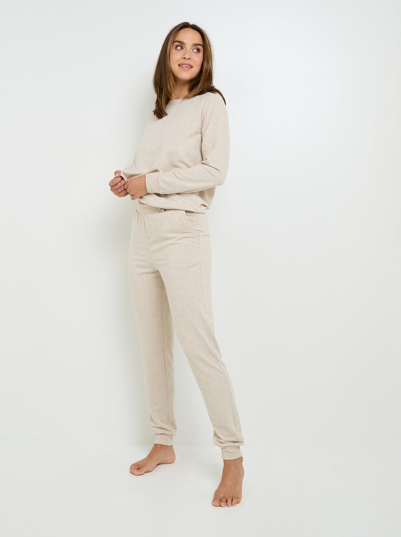 Pantalon de pyjama Hobby - RougeGorge Lingerie Beige - Kiabi