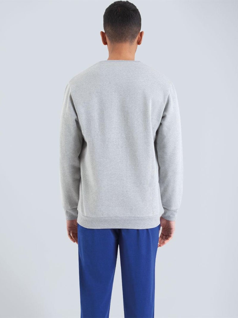 Pantalon de pyjama homme Molletonné Gris chiné - Kiabi