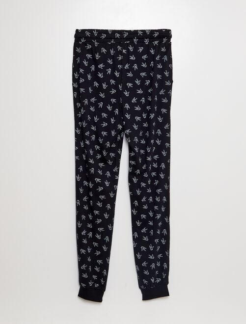 Pantalon de pyjama imprimé fantaisie - Kiabi
