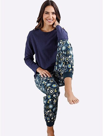 Pantalon De Pyjama Jersey Fin - Taille Standard - Moda Vilona