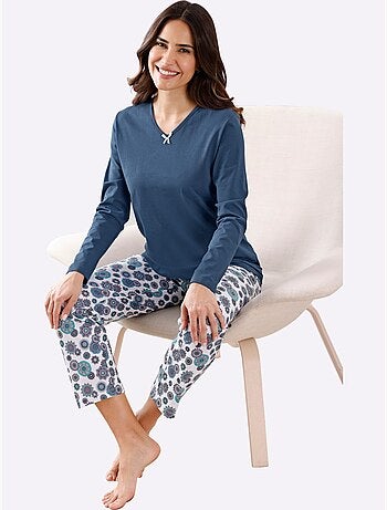 Pantalon de pyjama jersey fin - taille standard - moda vilona