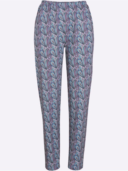 Pantalon de pyjama jersey fin - taille standard - moda vilona - Kiabi Pantalon de pyjama jersey fin - taille standard - moda vilona - Kiabi
