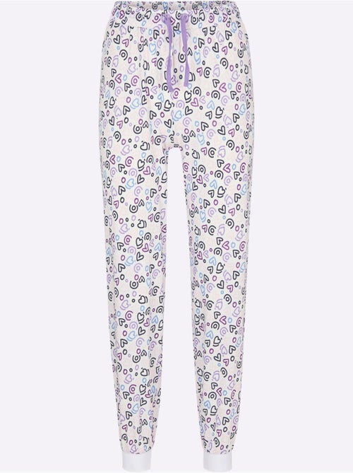 Pantalon De Pyjama Jersey Fin - Taille Standard - Witt - Kiabi