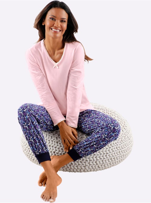 Pantalon De Pyjama Jersey Fin - Taille Standard - Witt - Kiabi Pantalon De Pyjama Jersey Fin - Taille Standard - Witt - Kiabi