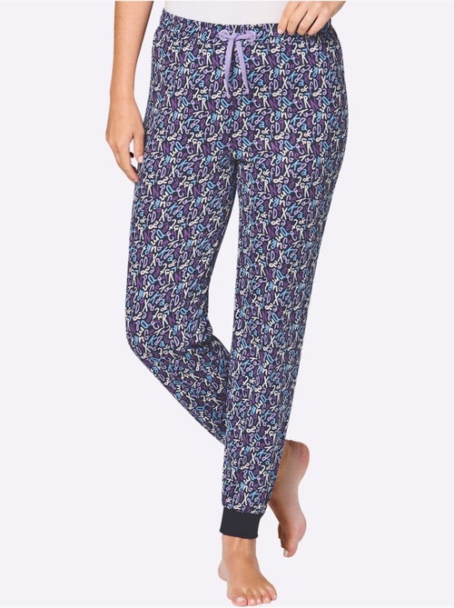 Pantalon De Pyjama Jersey Fin - Taille Standard - Witt - Kiabi Pantalon De Pyjama Jersey Fin - Taille Standard - Witt - Kiabi