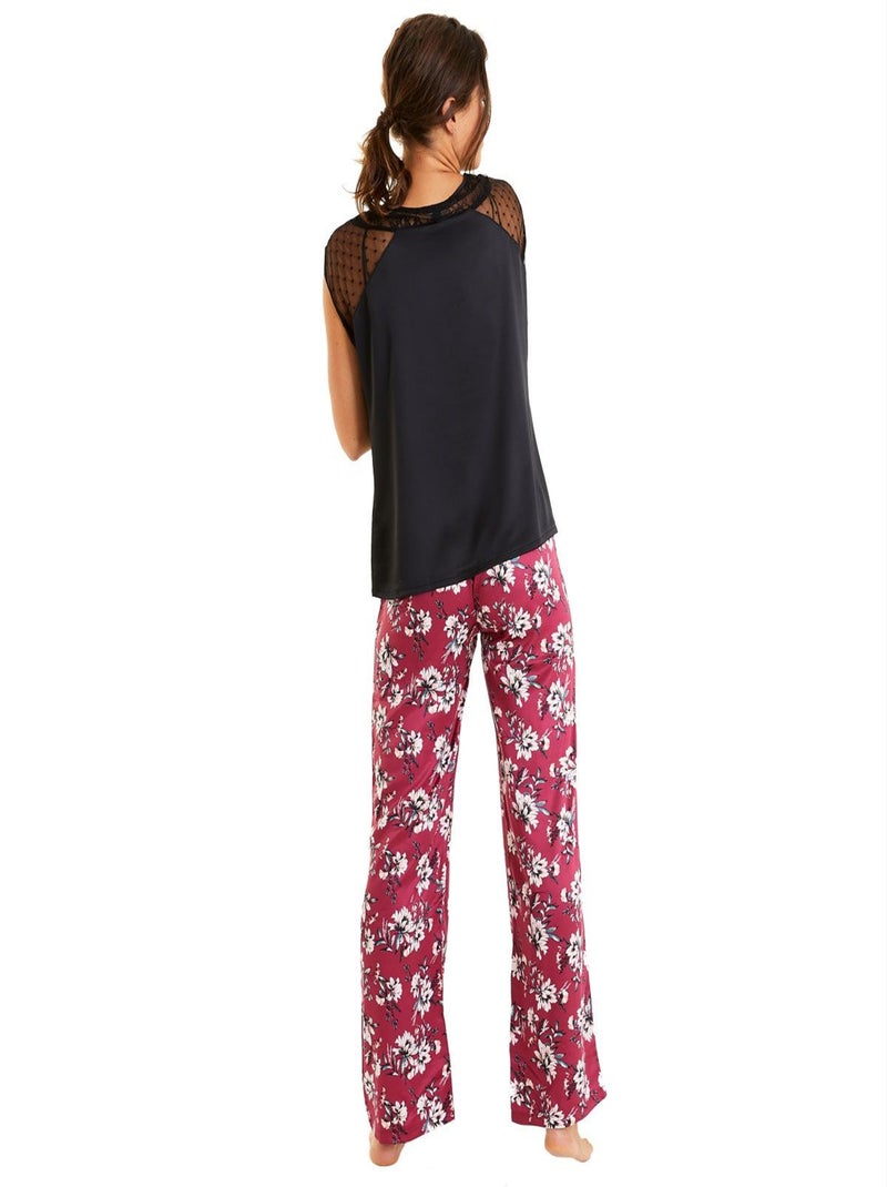 Pantalon de pyjama PIVOINE - Pomm'Poire Rose - Kiabi