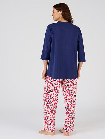 Pantalon de pyjama pur coton peigné - Damart
