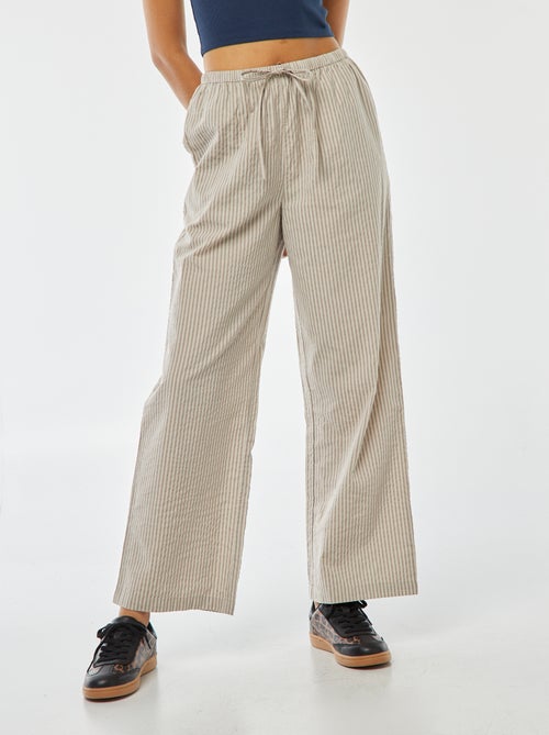 Pantalon de pyjama rayé - Kiabi