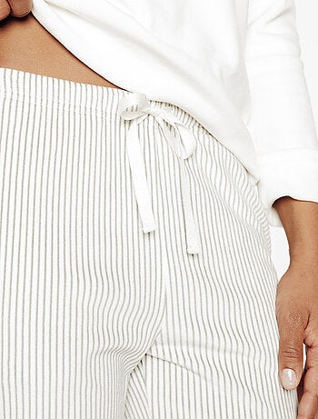 Pantalon de pyjama velours Fluffy - RougeGorge Lingerie