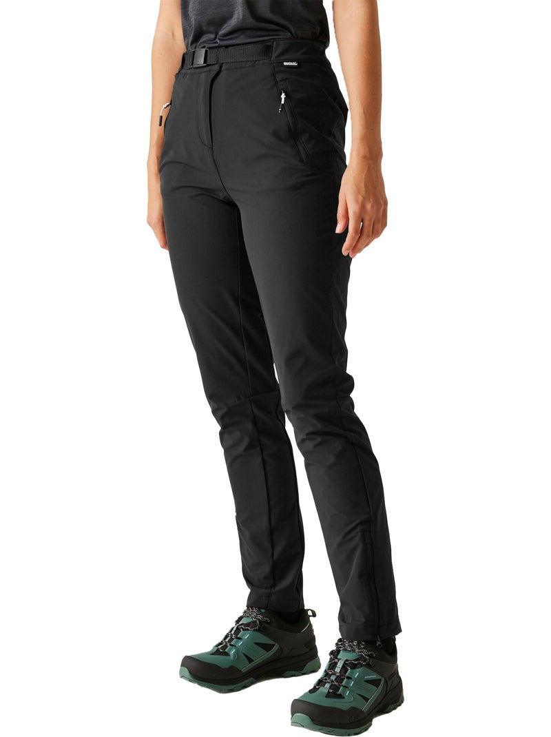 Pantalon de randonnée à taille semi-élastiquée montorn - regatta Noir - Kiabi
