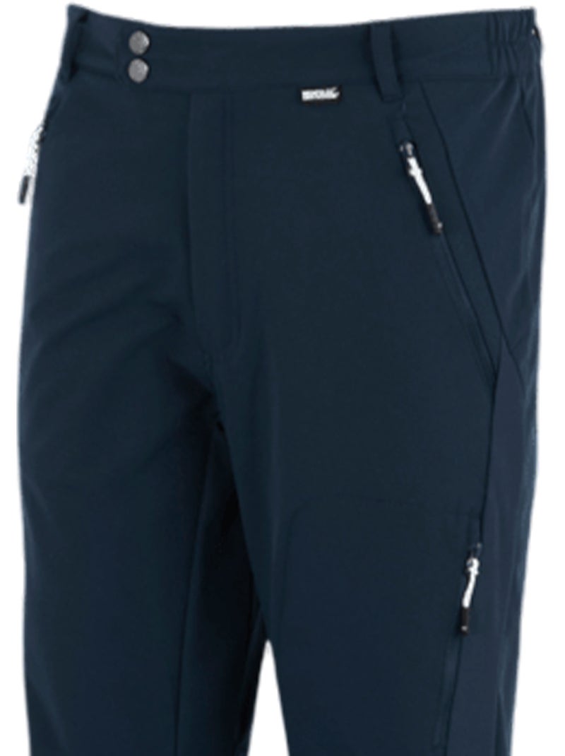 Pantalon de randonnée à taille semi-élastiquée mountain - regatta Bleu marine - Kiabi