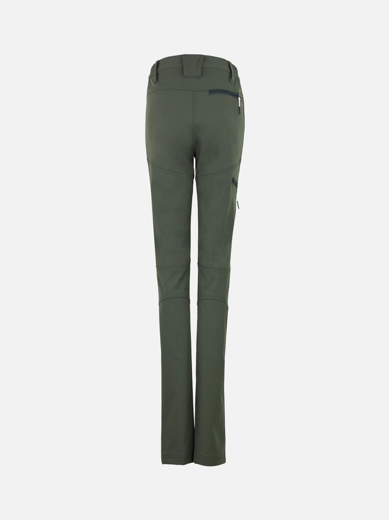 Pantalon de randonnée   ABOR - PEAK MOUNTAIN Kaki - Kiabi