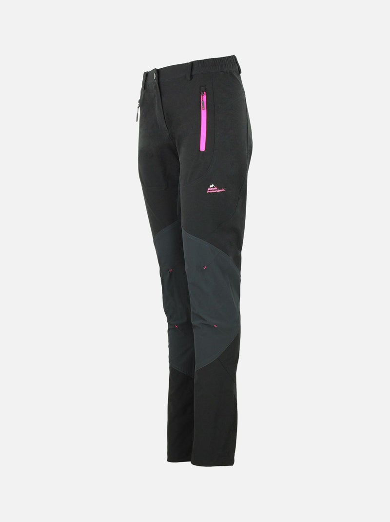 Pantalon de randonnée   AFFRE - PEAK MOUNTAIN Noir Noir - Kiabi