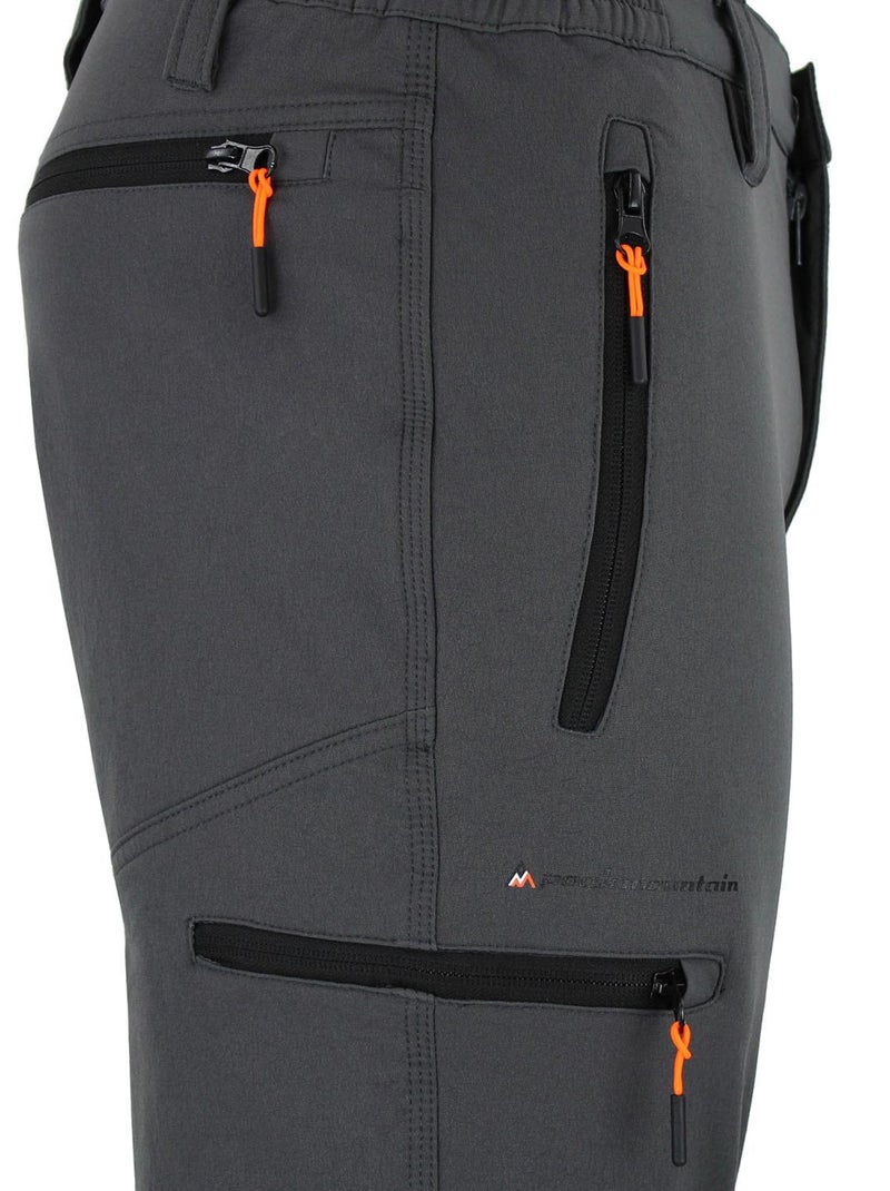 Pantalon de randonnée   CEBOR - PEAK MOUNTAIN Gris - Kiabi