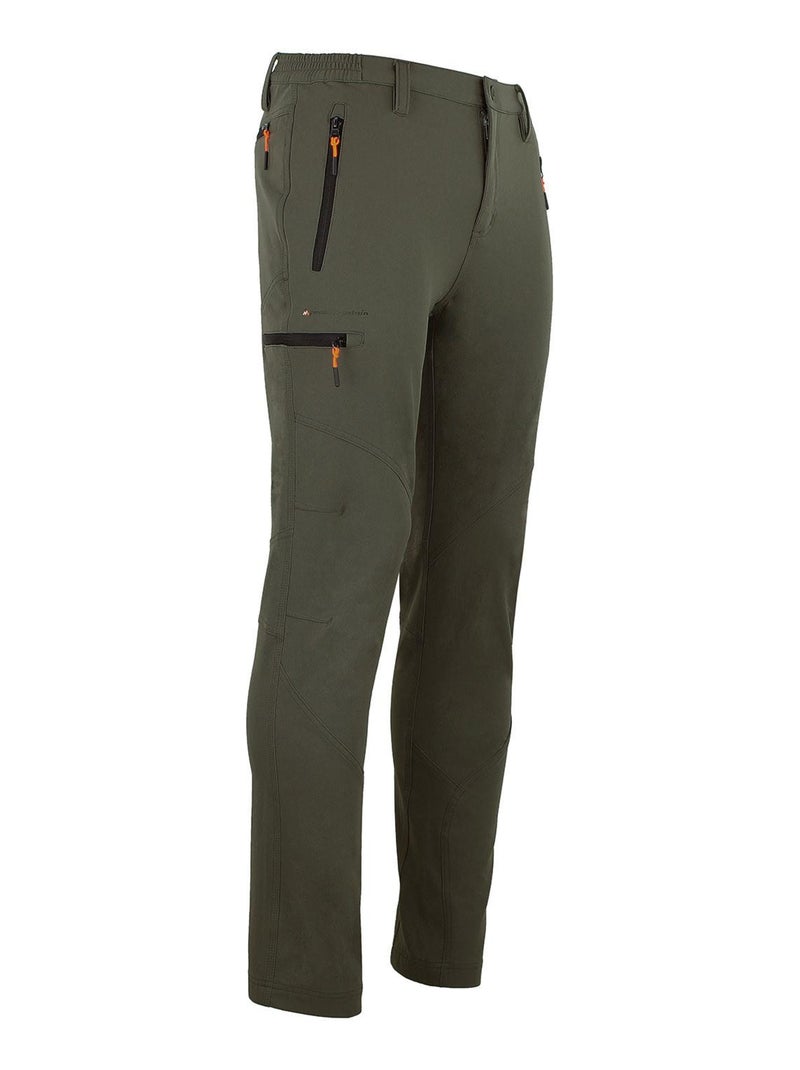 Pantalon de randonnée   CEBOR - PEAK MOUNTAIN Kaki - Kiabi