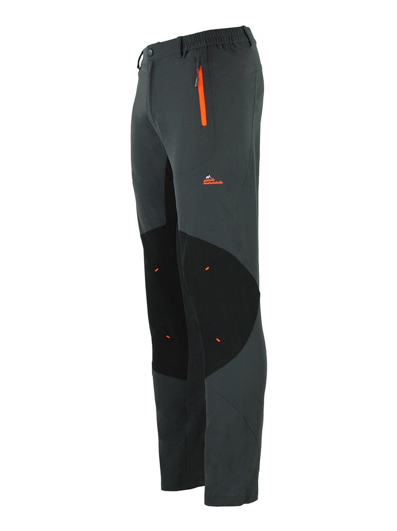 Pantalon de randonnée   COFFRE - PEAK MOUNTAIN Gris - Kiabi