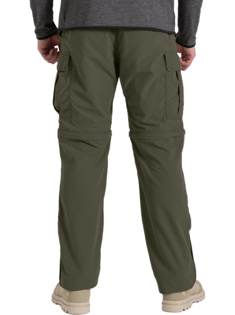 Pantalon de randonnée uni 2-en-1 - craghoppers Noir Kaki - Kiabi