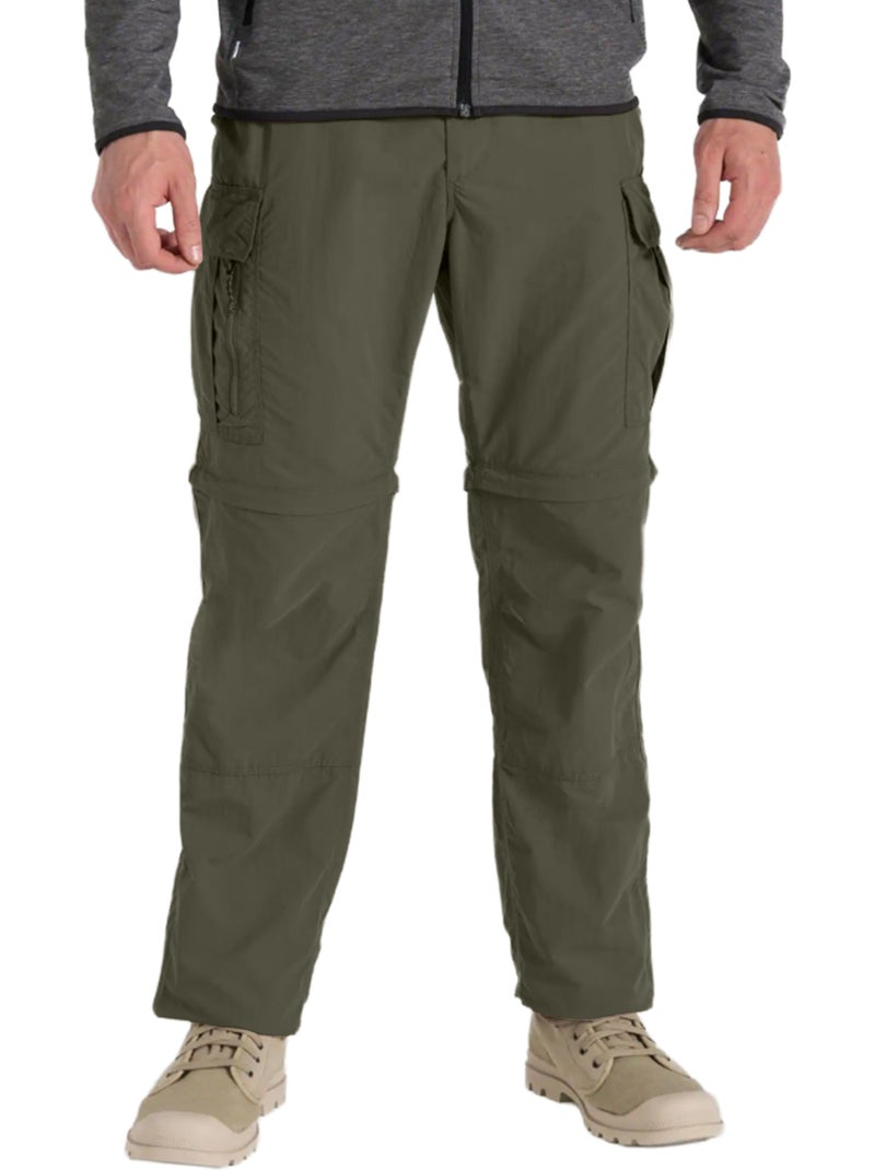 Pantalon de randonnée uni 2-en-1 - craghoppers Noir Kaki - Kiabi