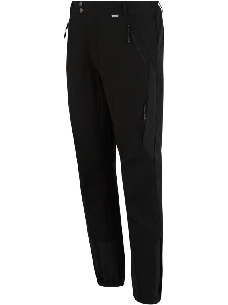 Pantalon de randonnée uni à taille élastiquée mountain - regatta Noir - Kiabi