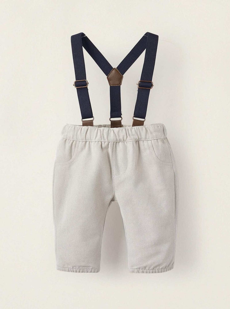 Pantalon de serge gris pour nouveau-né BALMORAL'S AFTERNOONS Gris - Kiabi