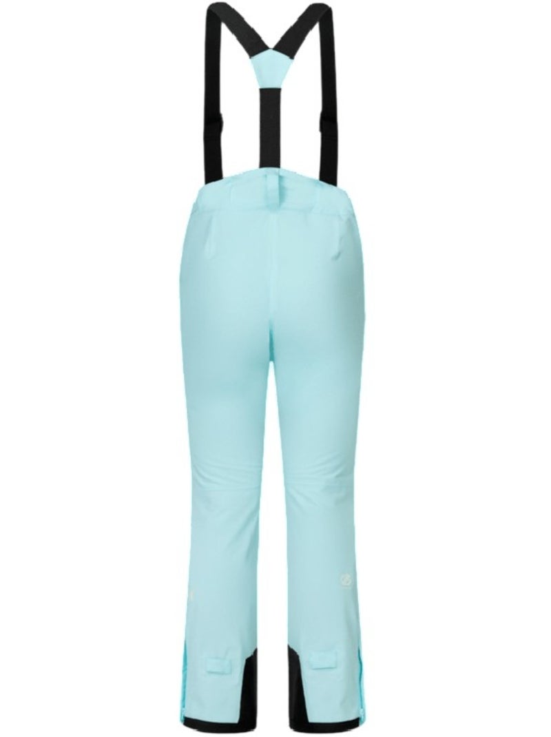 Pantalon de ski à taille et bretelles ajustables diminish - dare 2b Bleu aqua - Kiabi