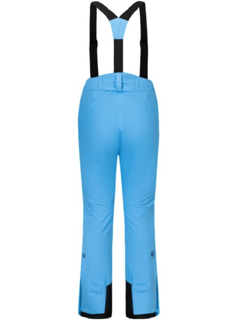 Pantalon de ski à taille et bretelles ajustables diminish - dare 2b Bleu clair - Kiabi