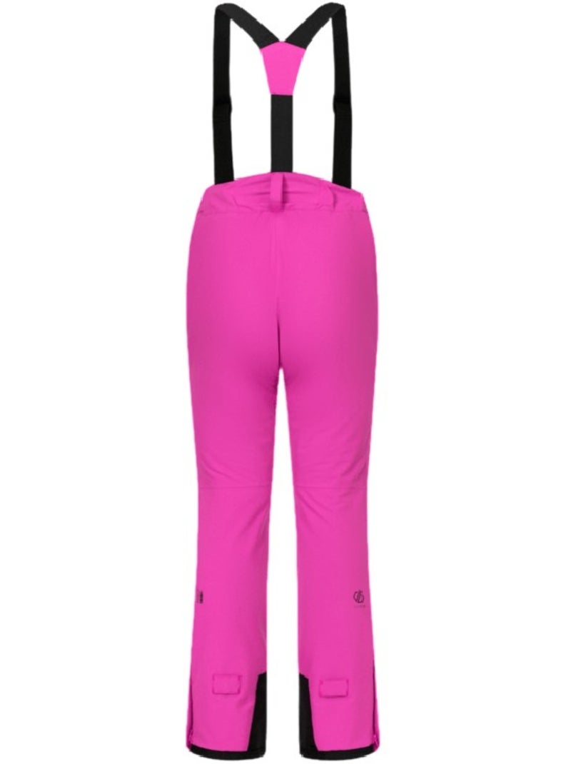 Pantalon de ski à taille et bretelles ajustables diminish - dare 2b Rose clair - Kiabi
