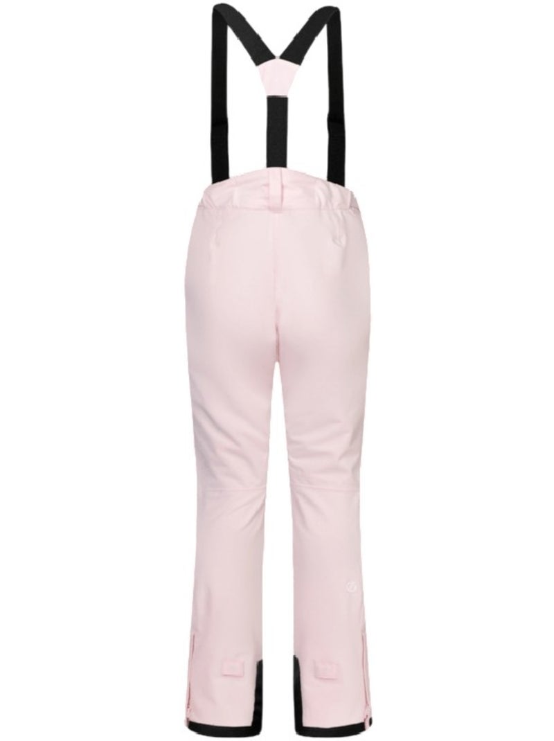 Pantalon de ski à taille et bretelles ajustables diminish - dare 2b Rose pâle - Kiabi